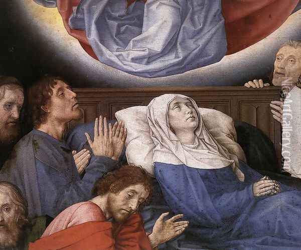 The Death of the Virgin (detail 3) c. 1480 Oil Painting - Hugo Van Der Goes