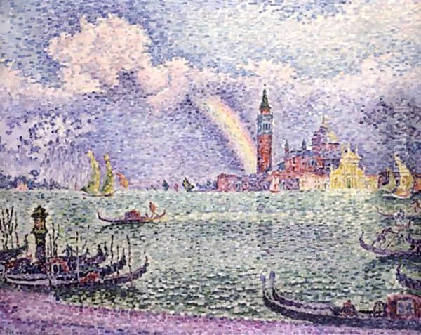 Arc En Ciel, Venise Oil Painting - Paul Signac
