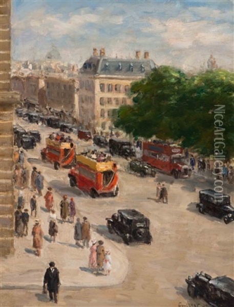 Londres Frequente Oil Painting - Narcisse Guilbert