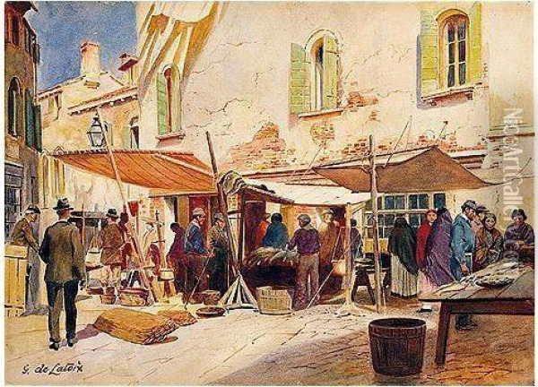 D.1910 Oil Painting - Gaspard De Latoix