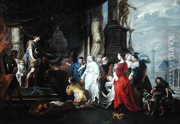 The Continence of Scipio Oil Painting - Willem van, the Elder Herp