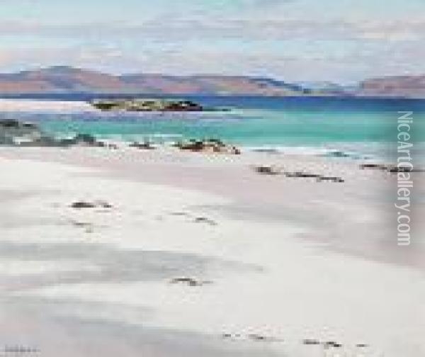 The North End, Iona Oil Painting - Francis Campbell Boileau Cadell
