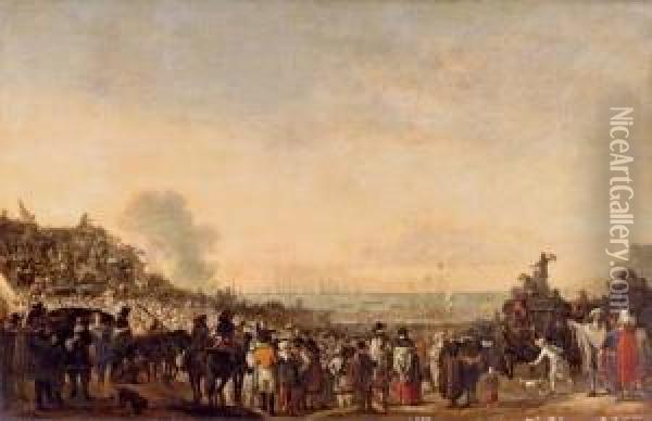 The Departure Of Charles Ii For England Oil Painting - Willem Schellinks