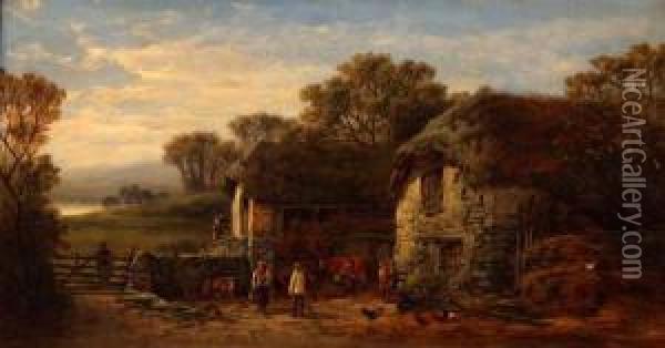 Portlemouth Oil Painting - William Pitt