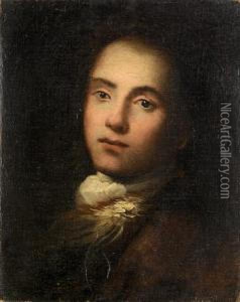 Portrait Of A Young Boy Oil Painting - Vittore Ghislandi