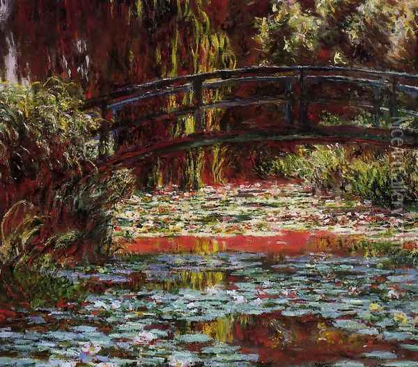 The Bridge Over The Water Lily Pond2 Oil Painting - Claude Oscar Monet