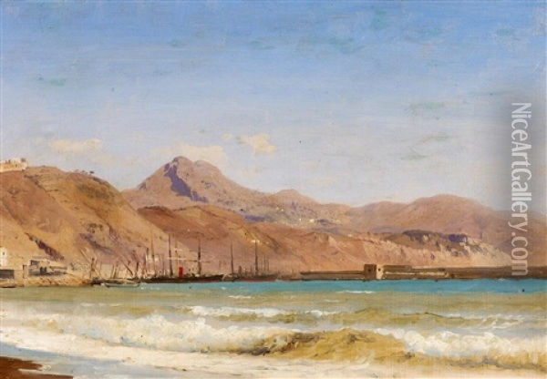 An Der Nordafrikanischen Kuste Oil Painting - Carl Johann Neumann