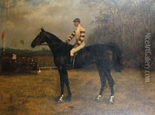 Dunboyne - Major W.f. Ricardo Up Oil Painting - G.D. Giles