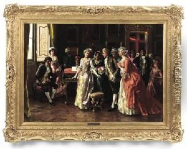 The Recital Oil Painting - Federico Andreotti