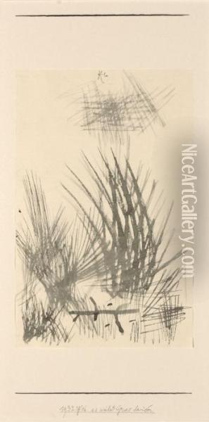 Es Wachst Gras Daruber Oil Painting - Paul Klee