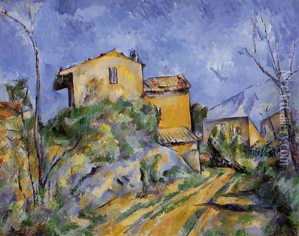 The Maison Maria Oil Painting - Paul Cezanne