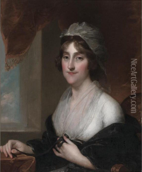 Mrs. William Rawle Oil Painting - Gilbert Stuart
