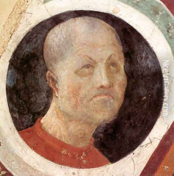 Roundel With Head (1) 1435 Oil Painting - Paolo Uccello