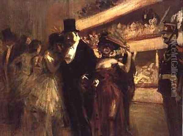 The Opera Stage Oil Painting - Jean-Louis Forain