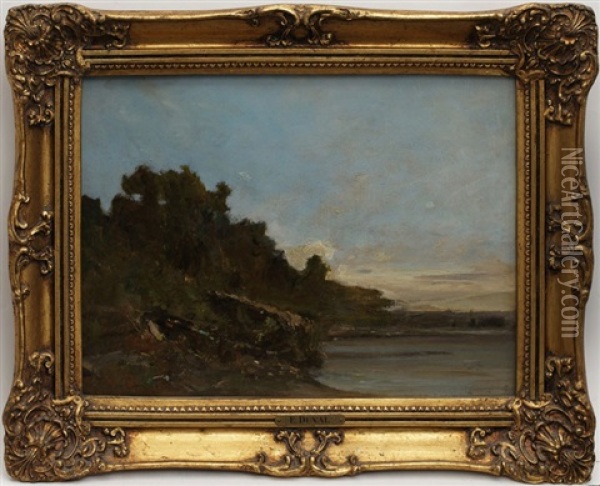 Bord Du Lac Oil Painting - Etienne Duval