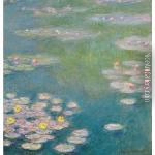 Nympheas Oil Painting - Claude Oscar Monet