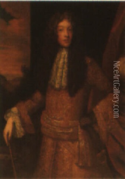 Portrait Of Henry, 5th Viscount Melville Oil Painting - Robert Duddingstone Herdman