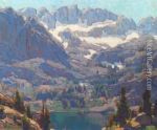 Lake In The Sierras Oil Painting - Edgar Alwin Payne