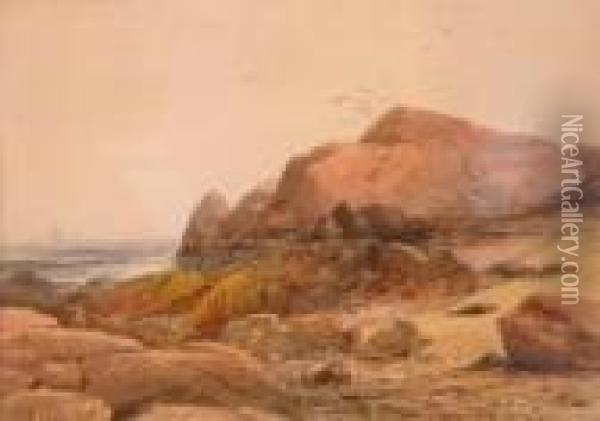 Coastal View Oil Painting - Edward Moran