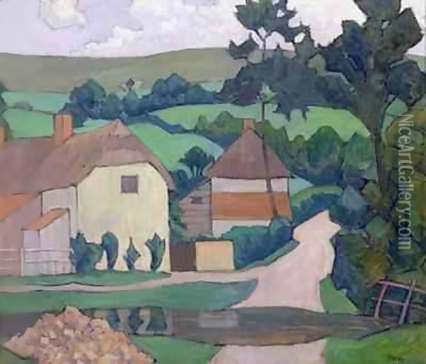The Ford Oil Painting - Robert Polhill Bevan