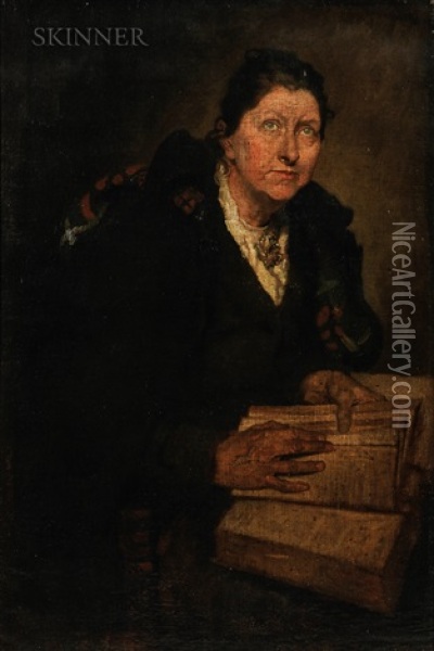 Portrait Of A Woman Oil Painting - Thomas Eakins