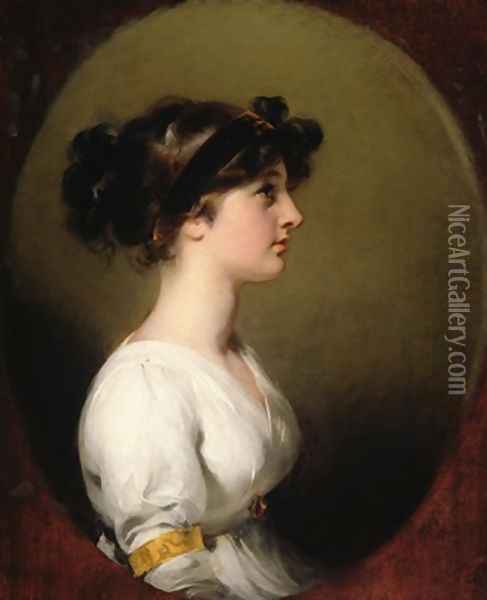 The Hon Caroline Upton Oil Painting - Sir Thomas Lawrence
