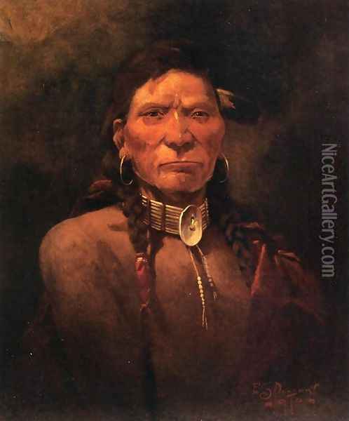 Chief Charlot Oil Painting - Frank Johnson