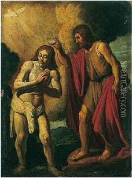 The Baptism Of Christ Oil Painting - Carlo Saraceni