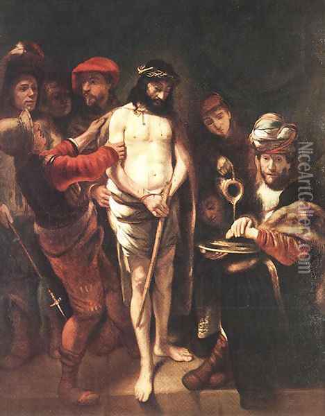 Christ before Pilate 1649-50 Oil Painting - Nicolaes Maes
