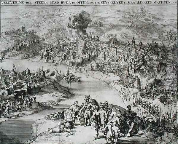 The Siege of Buda in 1541 Oil Painting - Romeyn de Hooghe