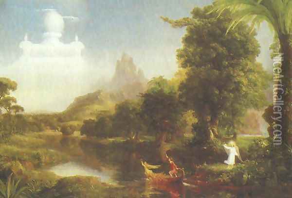 Voyage of Life. Youth Oil Painting - Thomas Cole