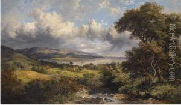 The Forth From Stirlingshire Oil Painting - Kenneth Macleay