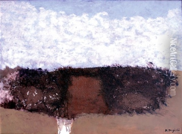 Les Champs Oil Painting - Kotaro Migishi