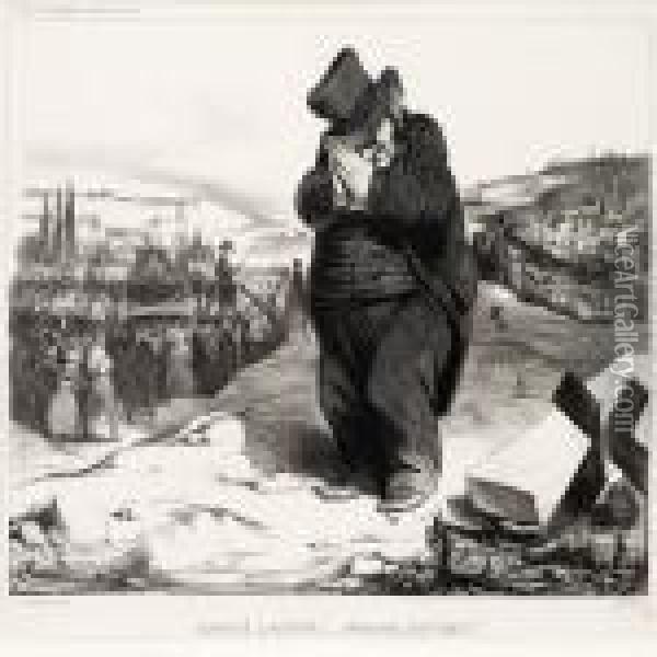 Enfonce Lafayette! Atrappe, Mon Vieux! Oil Painting - Honore Daumier