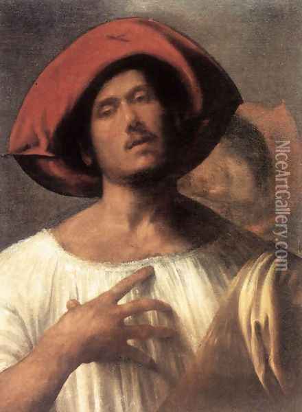 The Impassioned Singer c. 1510 Oil Painting - Giorgione