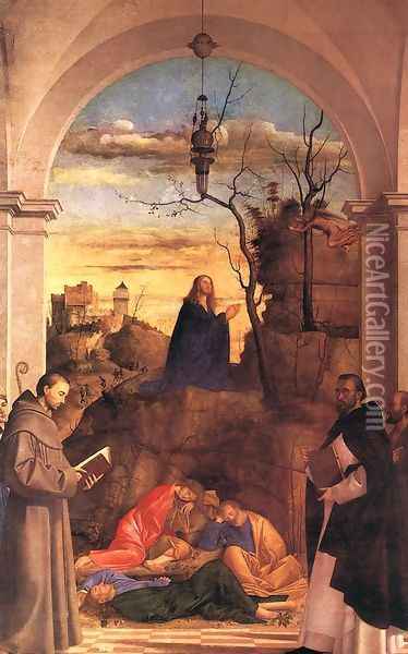 Christ Praying in the Garden 1516 Oil Painting - Marco Basaiti