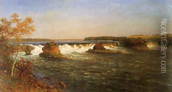 Falls Of Saint Anthony Oil Painting - Albert Bierstadt