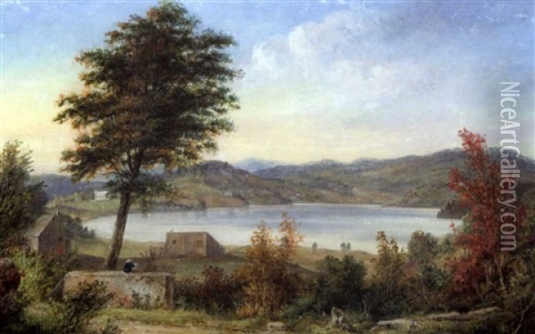 Lake Beauport Oil Painting - Cornelius David Krieghoff
