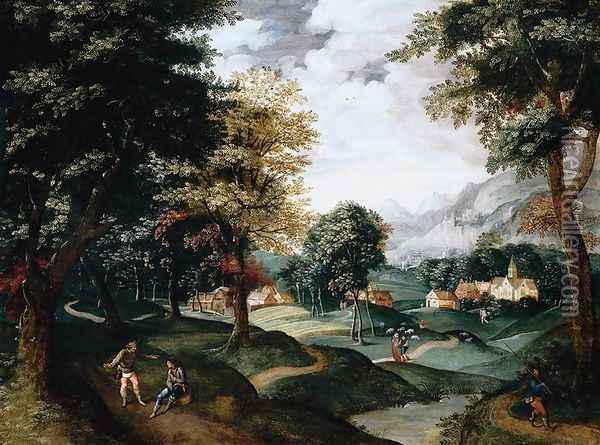 Landscape Oil Painting - Jacob Grimmer