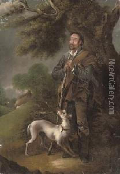 A Faithful Companion Oil Painting - Thomas Jones Barker