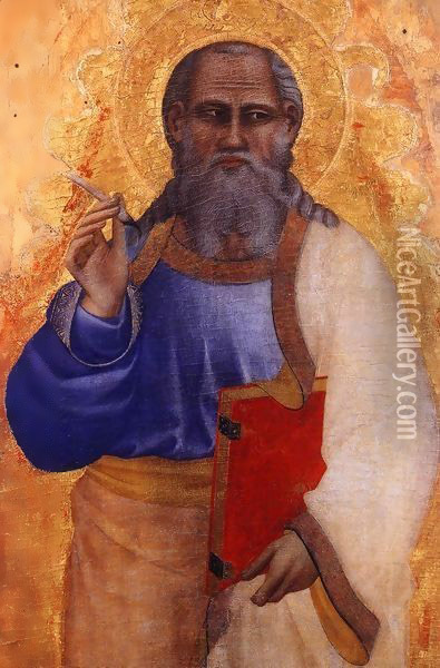St John the Evangelist Oil Painting - Nardo di Cione