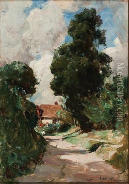 English Landscape Oil Painting - Arthur Ernest Streeton