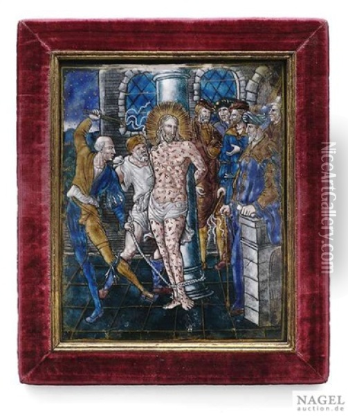 Die Geiselung Christi Oil Painting - Pierre Reymond