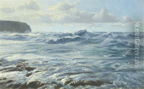 The Incoming Tide Oil Painting - Charles Ernest Butler