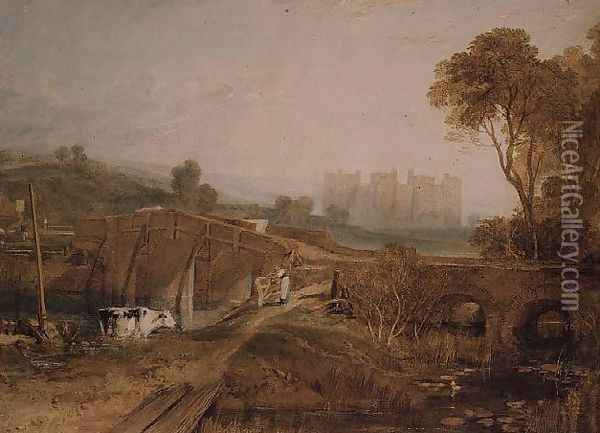 Conway Castle 5 Oil Painting - Joseph Mallord William Turner
