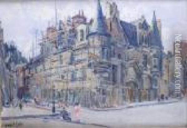 Paris, L'hotel De Sens Oil Painting - Gustave Madelain