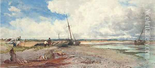 Shoreham, Sussex Oil Painting - Thomas Bush Hardy