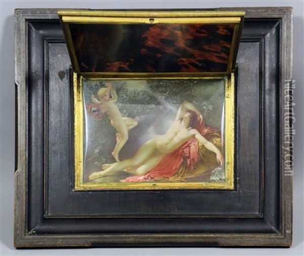 Le Sommeil D'endymion (after Anne-louis Girodet-trioson (1767-1824)) Oil Painting - Salomon Guillaume Counis