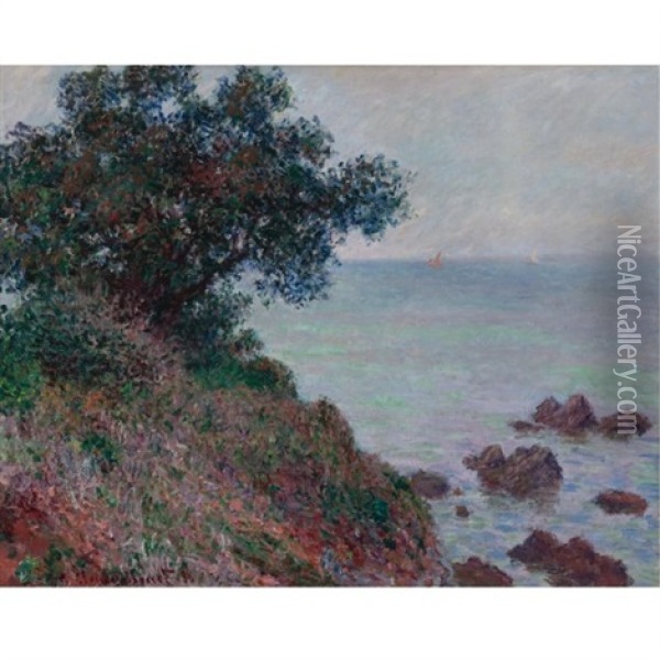 Bords De La Mediterranee, Temps Gris Oil Painting - Claude Monet