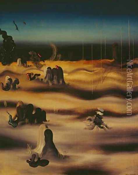Shadow Country Oil Painting - Yves Tanguy